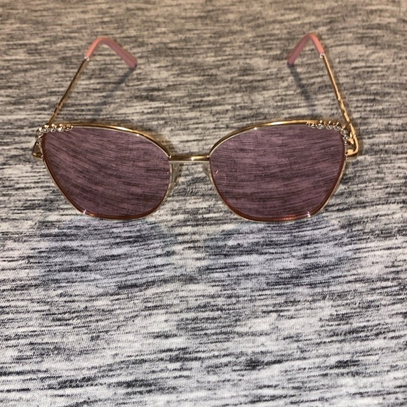 2 Pairs of Fashion Sunglasses Oversized Geometric Square Shaped Frames Gold-Tone - Picture 5 of 15